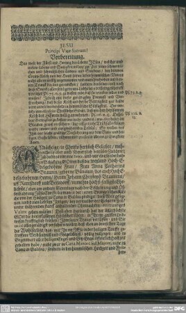 Leichenpredigt : Christliche Leich-Predigt. Vorbereitung. Text. Eingang. Abhandelung