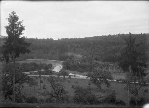 Rennstrecke Solitude Ansicht vom Juli 1927