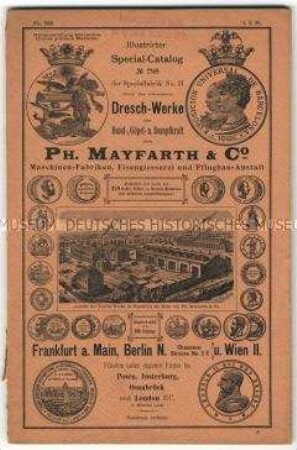 Illustrierter Katalog Nr. 795 über Dreschwerke