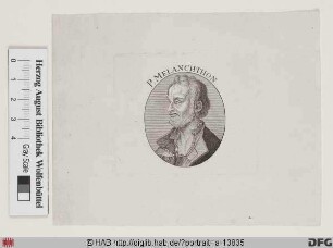 Bildnis Philipp Melanchthon (eig. Schwarzerdt)