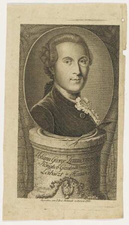 Bildnis des Johann George Zimmermann