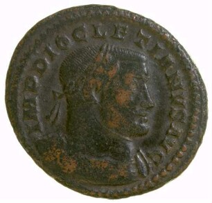 Münze, Follis, 303 - 305