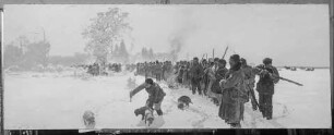 Vor der Bärenjagd in Rußland