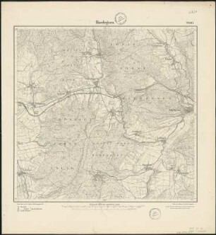 Meßtischblatt 2446 : Hardegsen, 1898 : Hardegsen. - Aufn. 1896. - 1:25000. - [Berlin]: Reichsamt für Landesaufnahme, 1898. - 1 Kt.