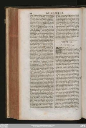 Caput IX. An Ecclesiae poßit errare?