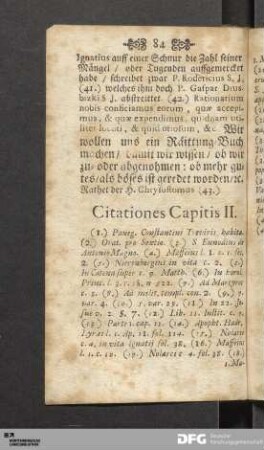 Citationes Capitis II.
