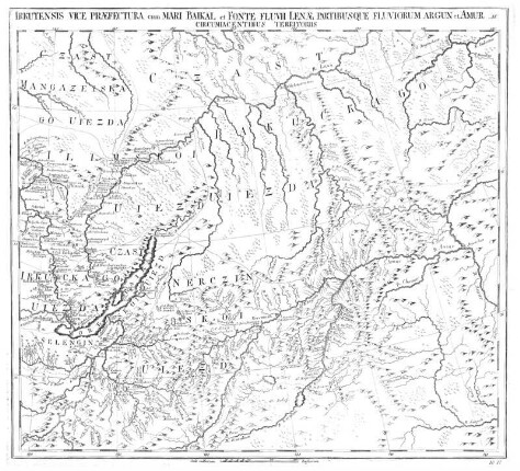 No. 17. Irkutensis Vice Praefectura cum Mari Baikal et Fonte Fluvii Lenae partiusque Fluviorum Argun et Amur ac Circumiacentibus Territoriis
