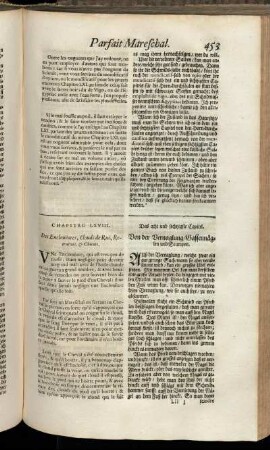Chapitre LXVIII. = Das acht und sechtzigste Capitel. - Chapitre LXXV. = Das fünff und siebentzigste Capitel.