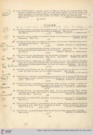 Gläser (Nr. 179-196)