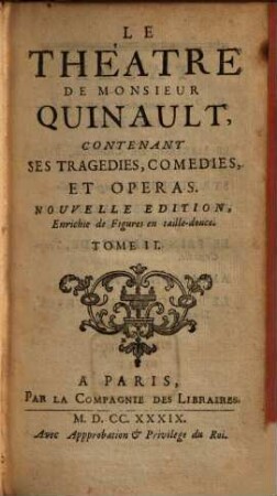 Le Theatre de M. Quinault, 2