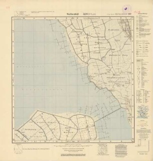 1419 (alte Nr.: 247) Wobbenbüll, Meßtischblatt (4cm - Karte)