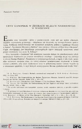 25: Urny kanopskie w zbiorach Muzeum Narodowego w Warszawie