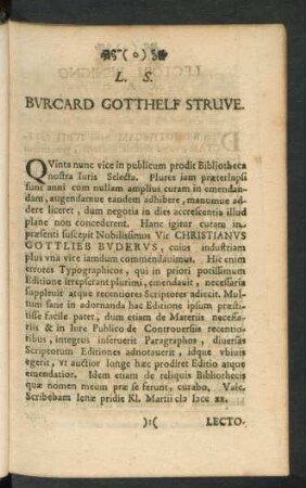L. S. Burcard Gotthelf Struve