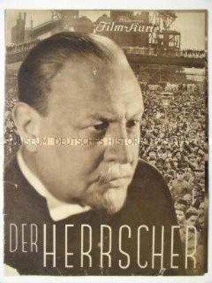 Filmzeitschrift zu dem Spielfilm "Der Herrscher" mit Emil Jannings