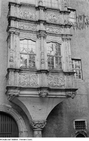 "Schöner Erker" am Schloss Hartenfels