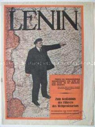 Sonderdruck der Kommunistischen Jugendinternationale zum Tod von W. I. Lenin