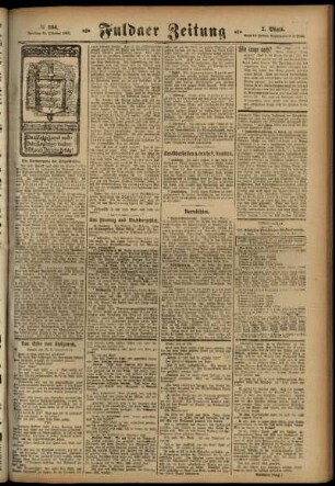 Zweite Ausgabe vom Freitag, den 12. Oktober 1917.