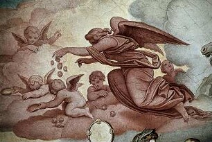 Die Hochzeit von Amor und Psyche im Olymp