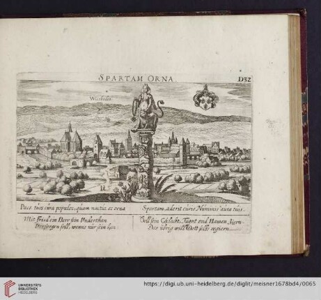D32. Wiesbaden, "Spartam orna"