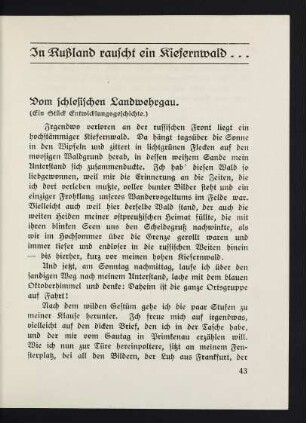 43-62 In Rußland rauscht ein Kieferwald