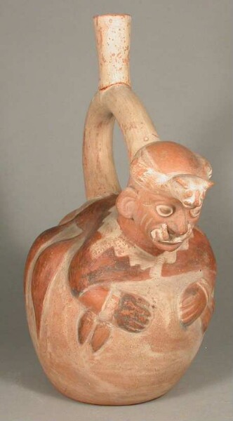 Application: anthropo-zoomorphic figure with feline teeth