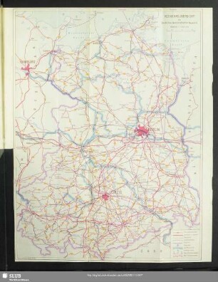 Verkehrsübersicht der Deutschen Demokratischen Republik