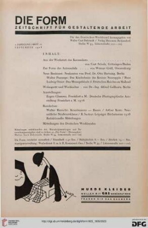 Heft 12 (September 1926)