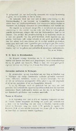 N.H. Kerk te Monnikendam - Gevonden oudheden te Nijmegen - Toren te Oirschot St. Maarten te Zalt-Bommel - Zutphen- Nieuwstadspoort is Zutphen