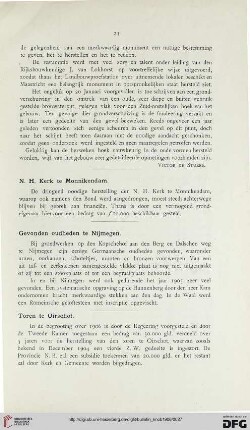 N.H. Kerk te Monnikendam - Gevonden oudheden te Nijmegen - Toren te Oirschot St. Maarten te Zalt-Bommel - Zutphen- Nieuwstadspoort is Zutphen