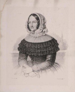 Bildnis von Friederike (1811-1902), Herzogin von Anhalt-Bernburg