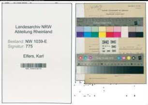 Entnazifizierung Karl Elfers , geb. 05.09.1911 (Signalwerkfuehrer)