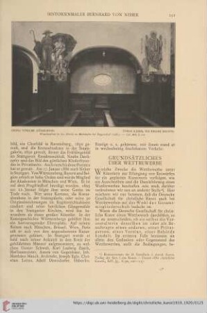 Grundsätzliches über Wettbewerbe