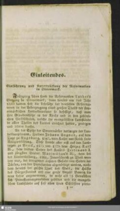 Einleitendes
