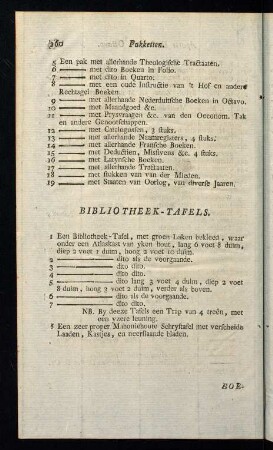 160-162, Bibliotheek-Tafels