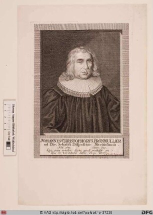 Bildnis Johann Christoph Fronmüller d. Ä.