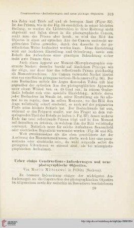 2: Ueber einige Constructions-Anforderungen und neue photographische Objective