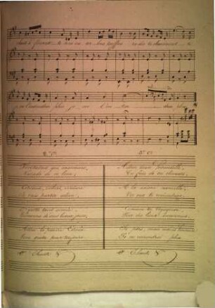 Chante Fauvette, V, pf, A-Dur - BSB 2 Mus.pr. 2548#Beibd.9 : [title page:] Chante chante Fauvette // Romance // Musique d'Edouard Bruguière. // Paroles de M.....