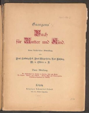 Der Aufenthalt der Kinder in Garten, Feld und Wald