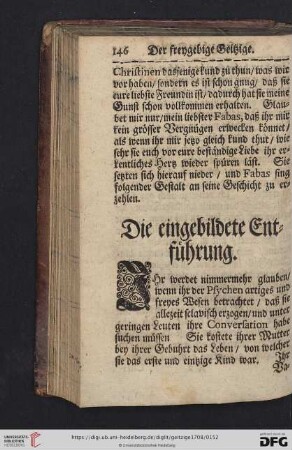 Die eingebildete Entfuehrung
