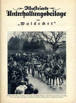 Grafik "Von der Beisetzung der Königin-Witwe Alexandra in Sandringham"