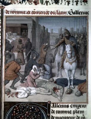 Des cas des nobles hommes et femmes — Galerius, Folio 285verso