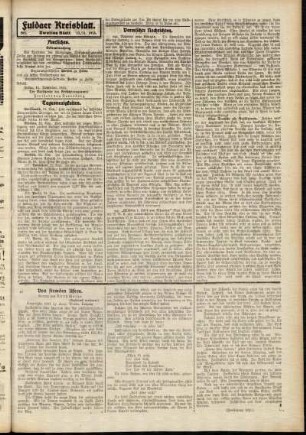 Zweite Ausgabe vom Donnerstag, den 13. November 1913.