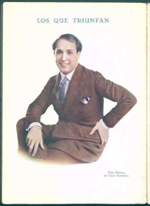 Los que triunfan : [Fotografía de] Pepe Romeu, del Teatro Sarmiento.