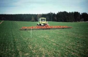 Fotografie: Pflegegerät, Getreide, Hackstriegel