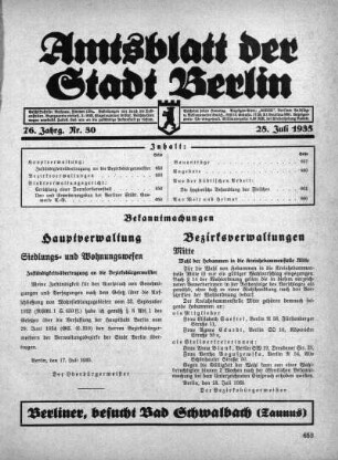 1935,30: Nr. 30, 28. Juli 1935
