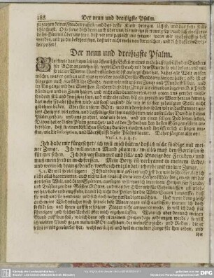 Der neun und dreyßigste Psalm