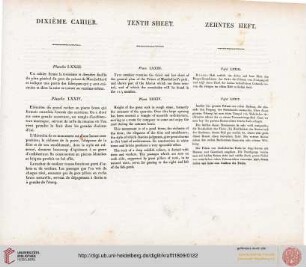 Dixième Cahier