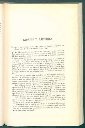 Libros y autores
