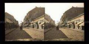 Blick in eine belebte Geschäftsstraße, Fürst Michaelstaße, Belgrad