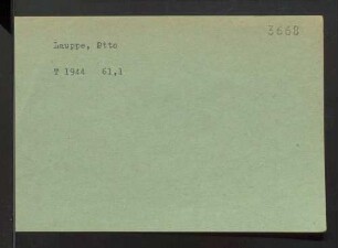 Lauppe, Otto